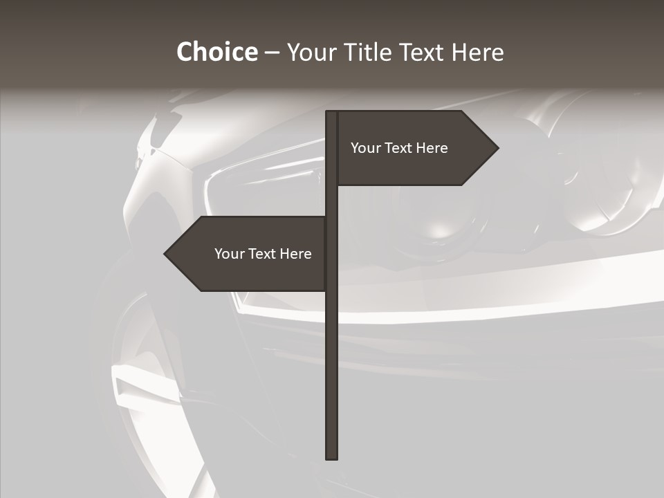 Sport Metallic Street PowerPoint Template