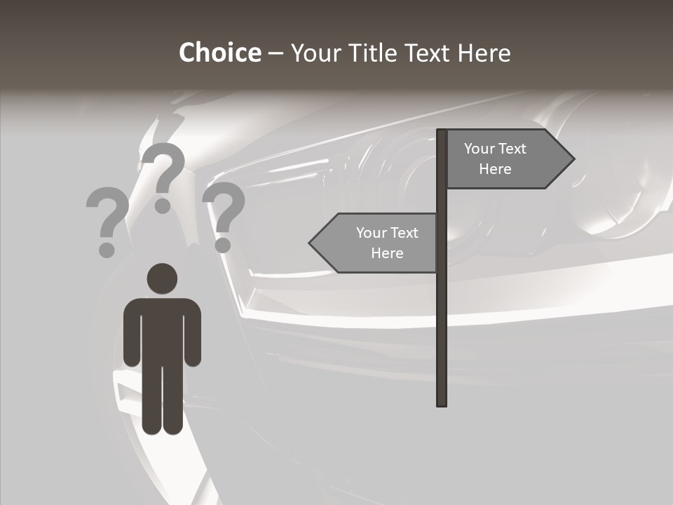 Sport Metallic Street PowerPoint Template