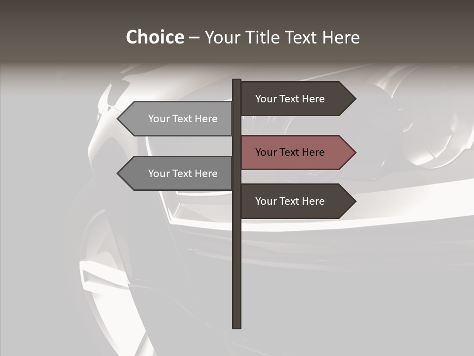 Sport Metallic Street PowerPoint Template