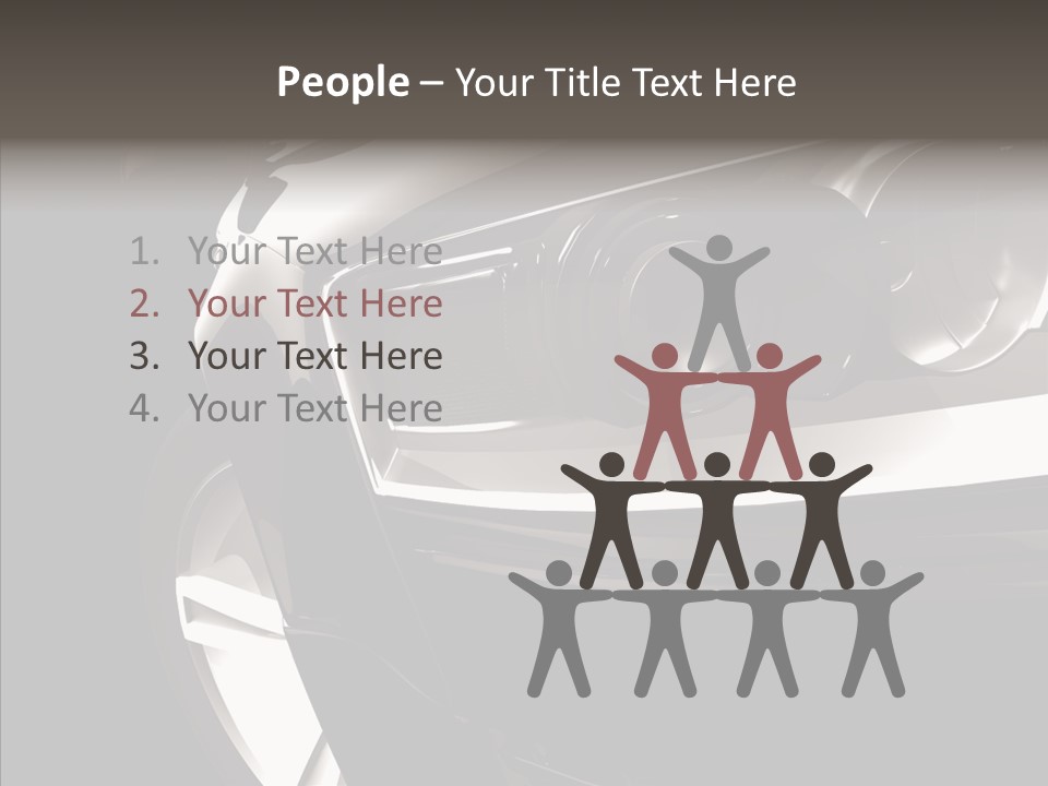 Sport Metallic Street PowerPoint Template