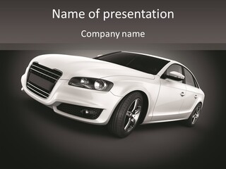 Automotive Generic Concept Car PowerPoint Template