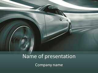 Road Sportscar Generic PowerPoint Template