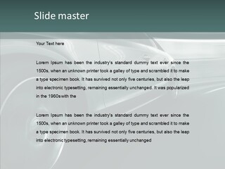 Road Sportscar Generic PowerPoint Template