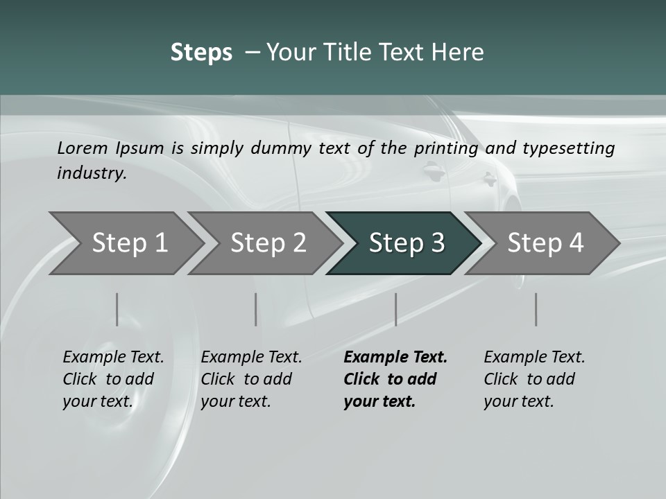 Road Sportscar Generic PowerPoint Template