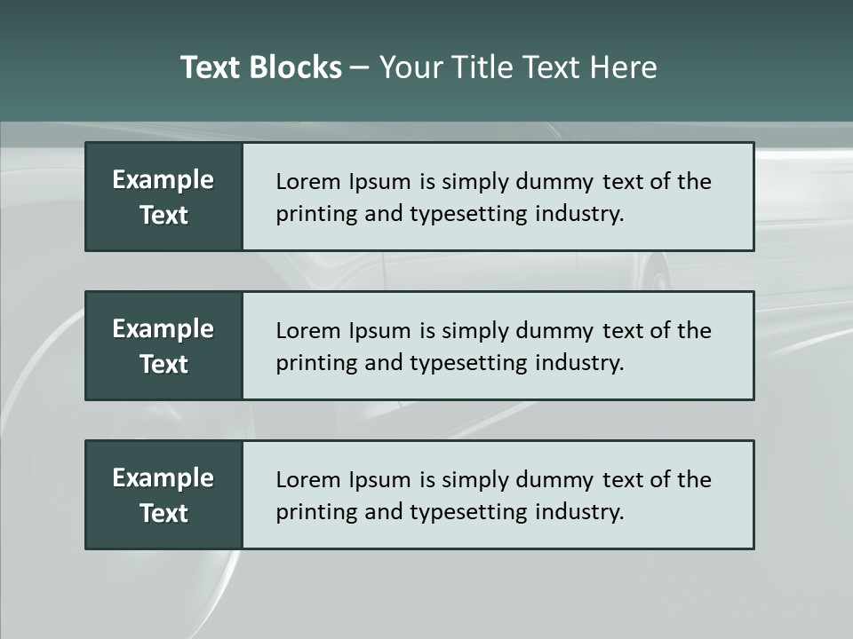 Road Sportscar Generic PowerPoint Template
