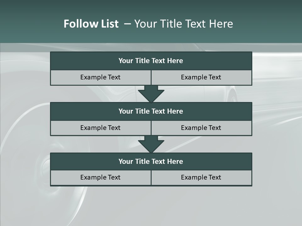 Road Sportscar Generic PowerPoint Template