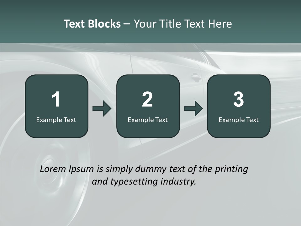 Road Sportscar Generic PowerPoint Template