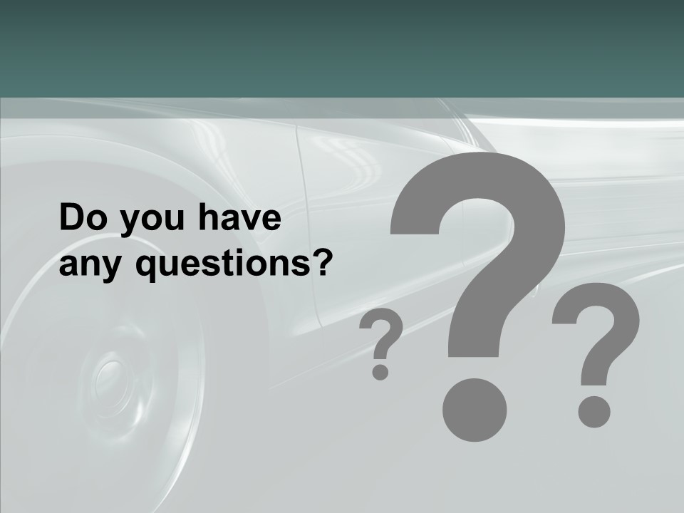 Road Sportscar Generic PowerPoint Template