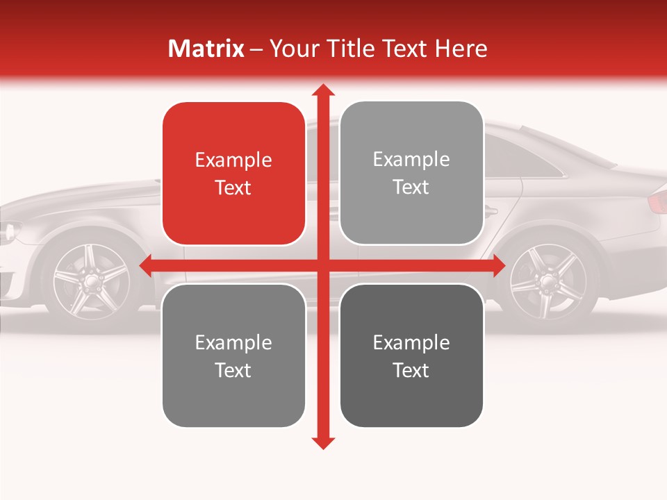 Metal Transport Sportscar PowerPoint Template