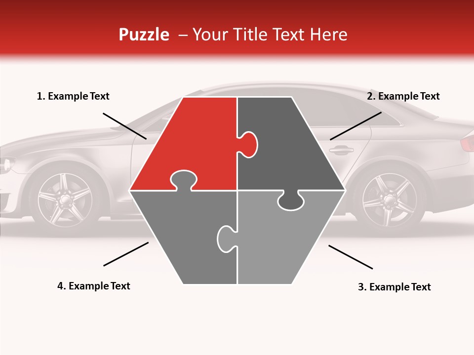 Metal Transport Sportscar PowerPoint Template