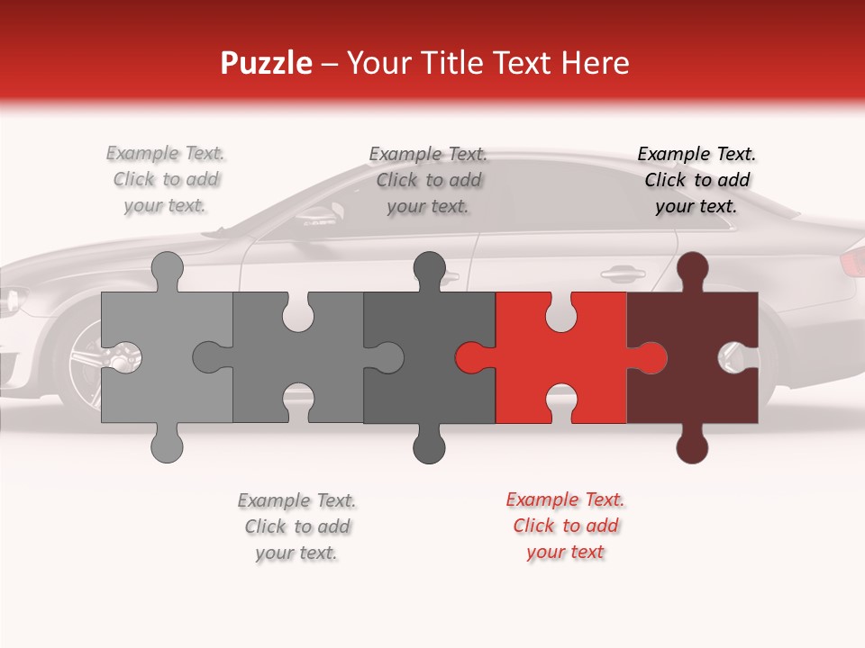 Metal Transport Sportscar PowerPoint Template