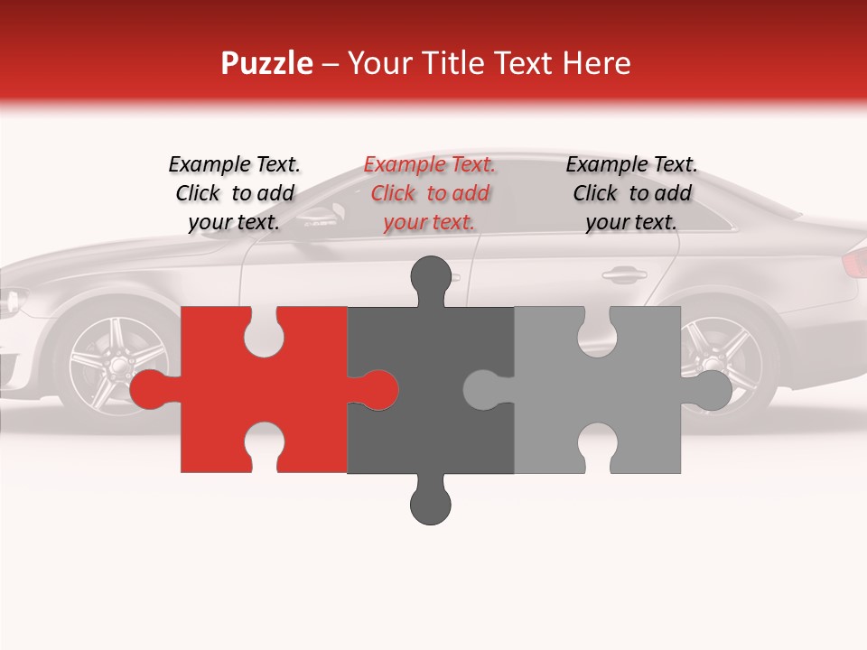 Metal Transport Sportscar PowerPoint Template