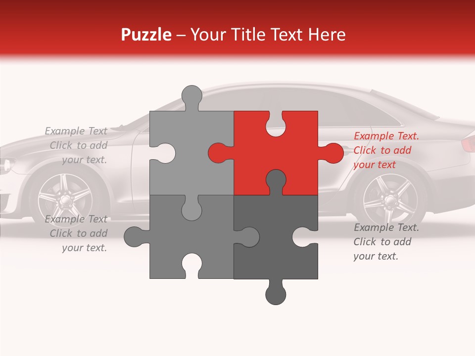 Metal Transport Sportscar PowerPoint Template