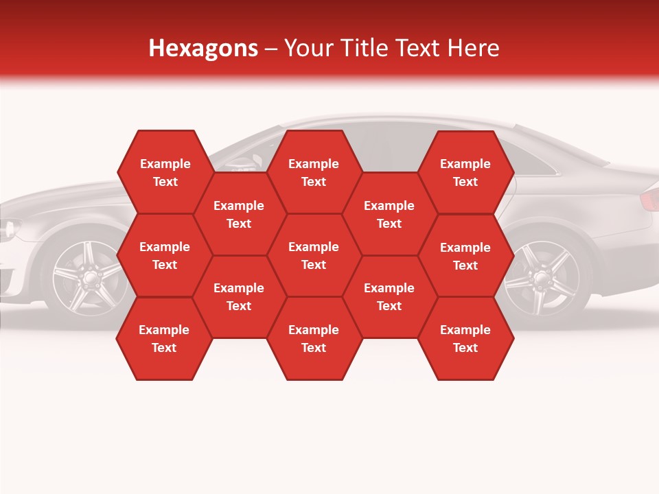Metal Transport Sportscar PowerPoint Template