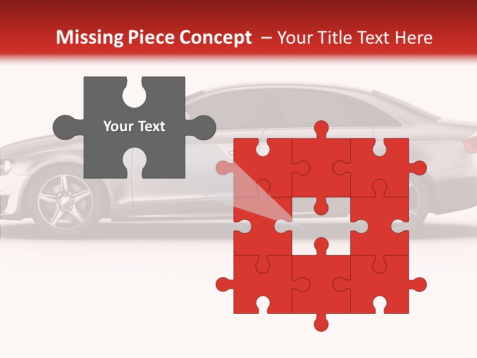 Metal Transport Sportscar PowerPoint Template