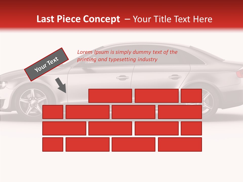 Metal Transport Sportscar PowerPoint Template