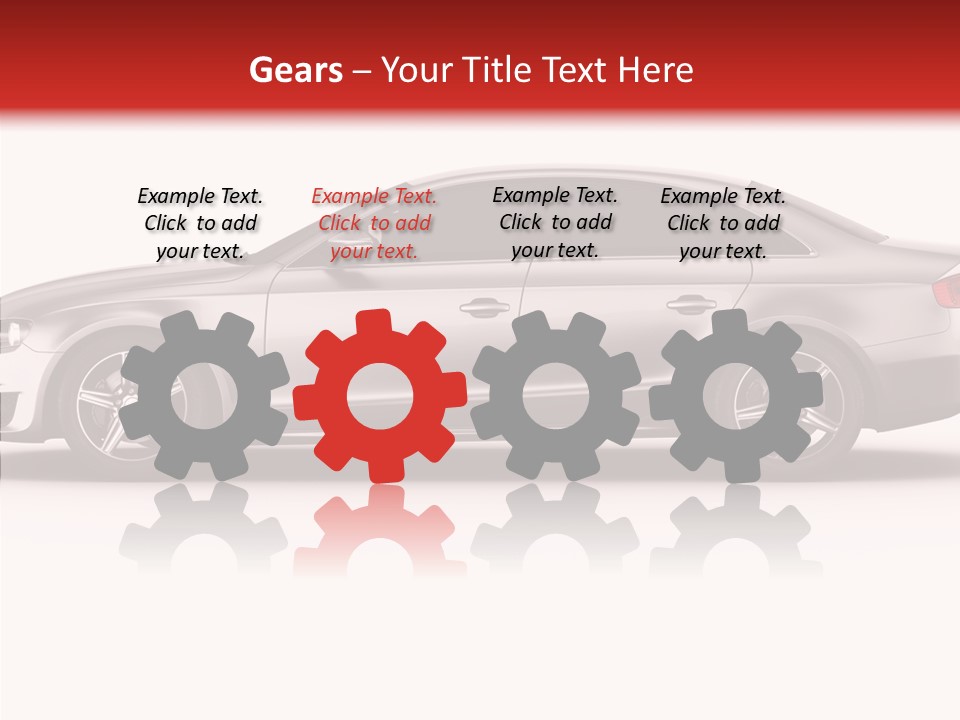 Metal Transport Sportscar PowerPoint Template