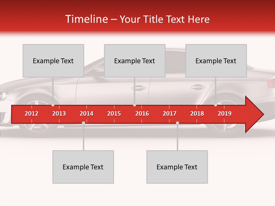 Metal Transport Sportscar PowerPoint Template