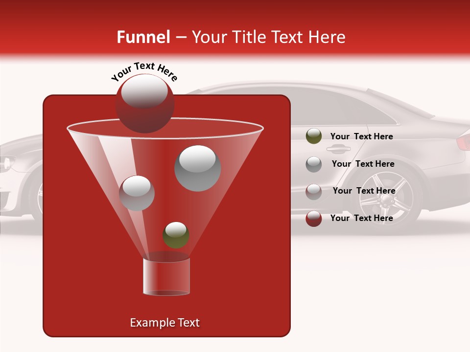Metal Transport Sportscar PowerPoint Template