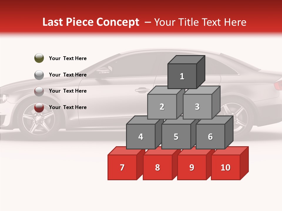 Metal Transport Sportscar PowerPoint Template