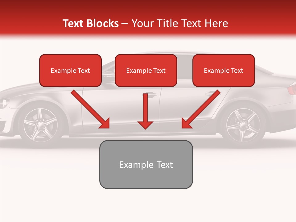 Metal Transport Sportscar PowerPoint Template