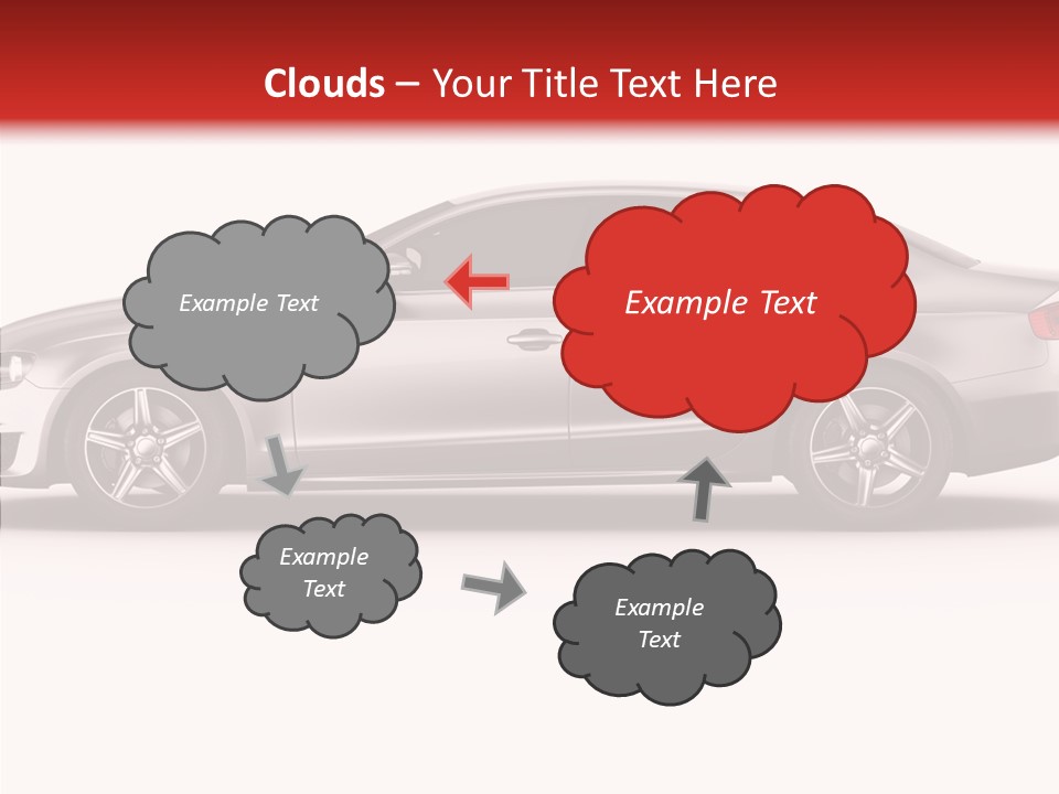 Metal Transport Sportscar PowerPoint Template