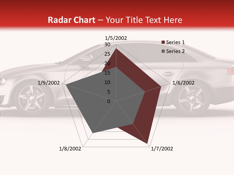 Metal Transport Sportscar PowerPoint Template