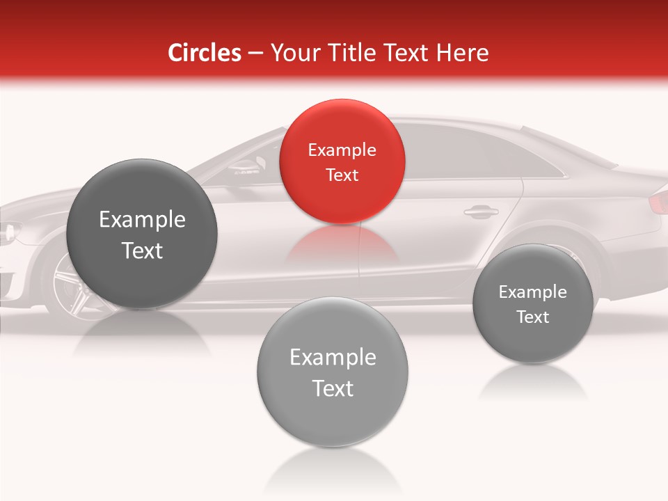 Metal Transport Sportscar PowerPoint Template