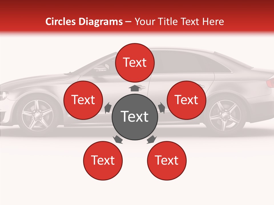 Metal Transport Sportscar PowerPoint Template