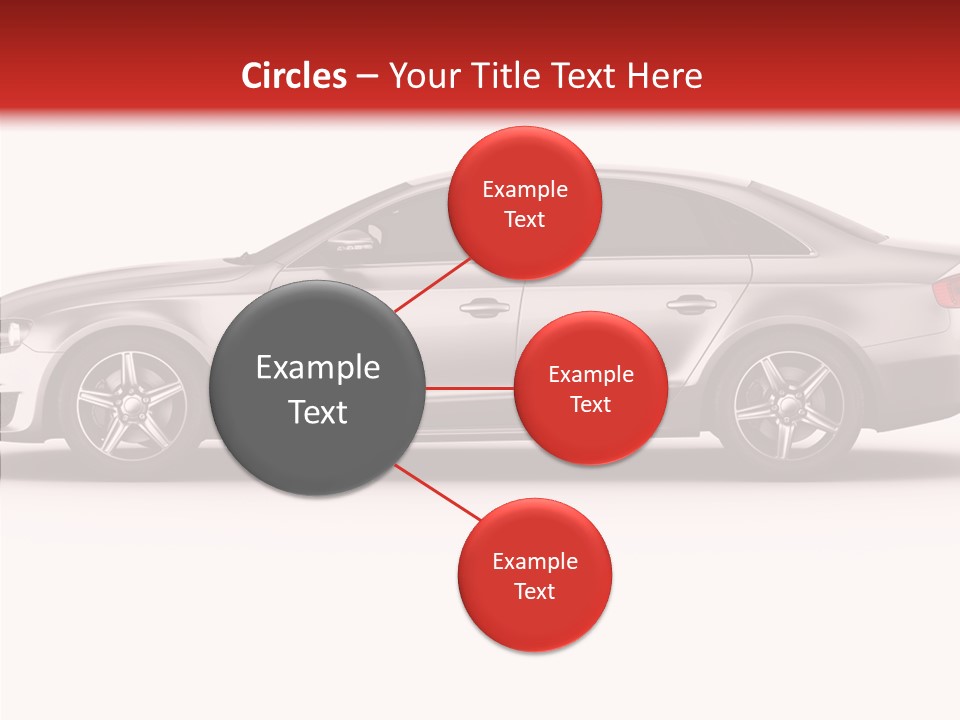 Metal Transport Sportscar PowerPoint Template