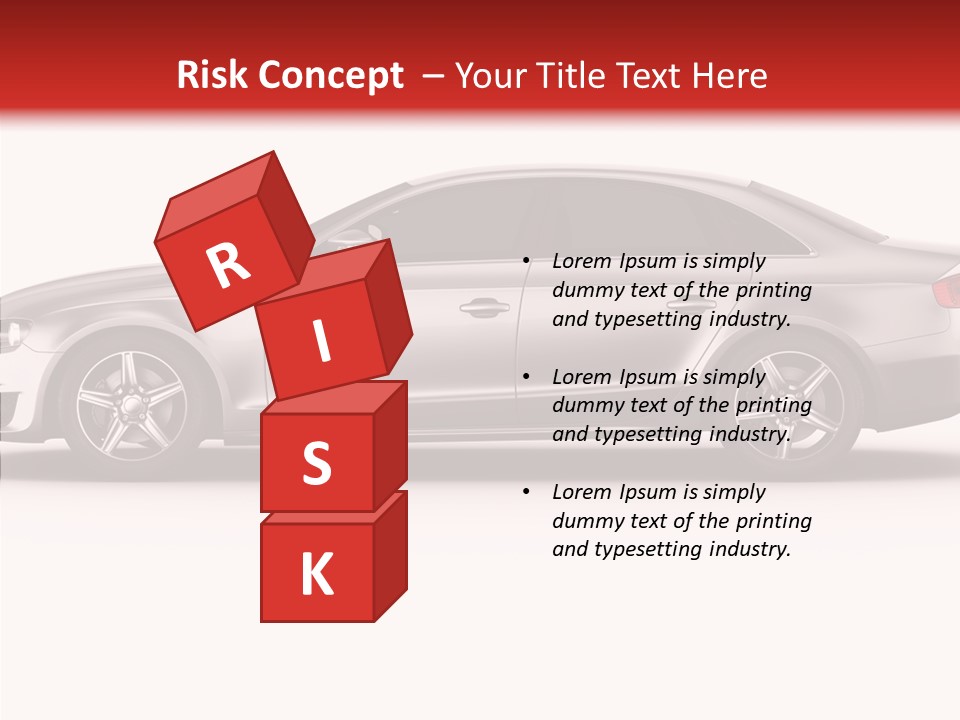 Metal Transport Sportscar PowerPoint Template