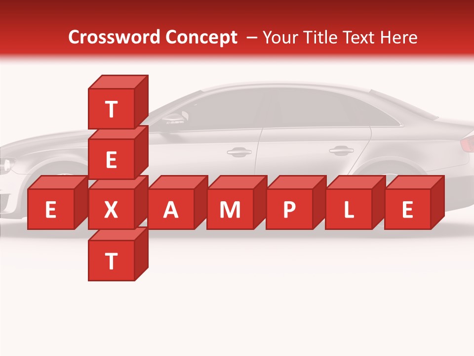 Metal Transport Sportscar PowerPoint Template