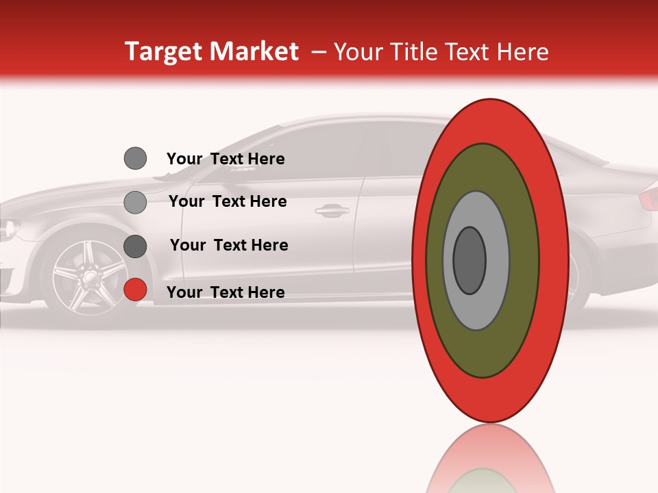 Metal Transport Sportscar PowerPoint Template