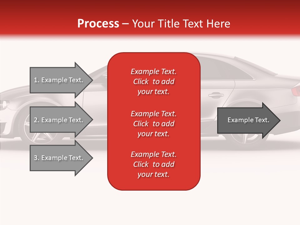 Metal Transport Sportscar PowerPoint Template