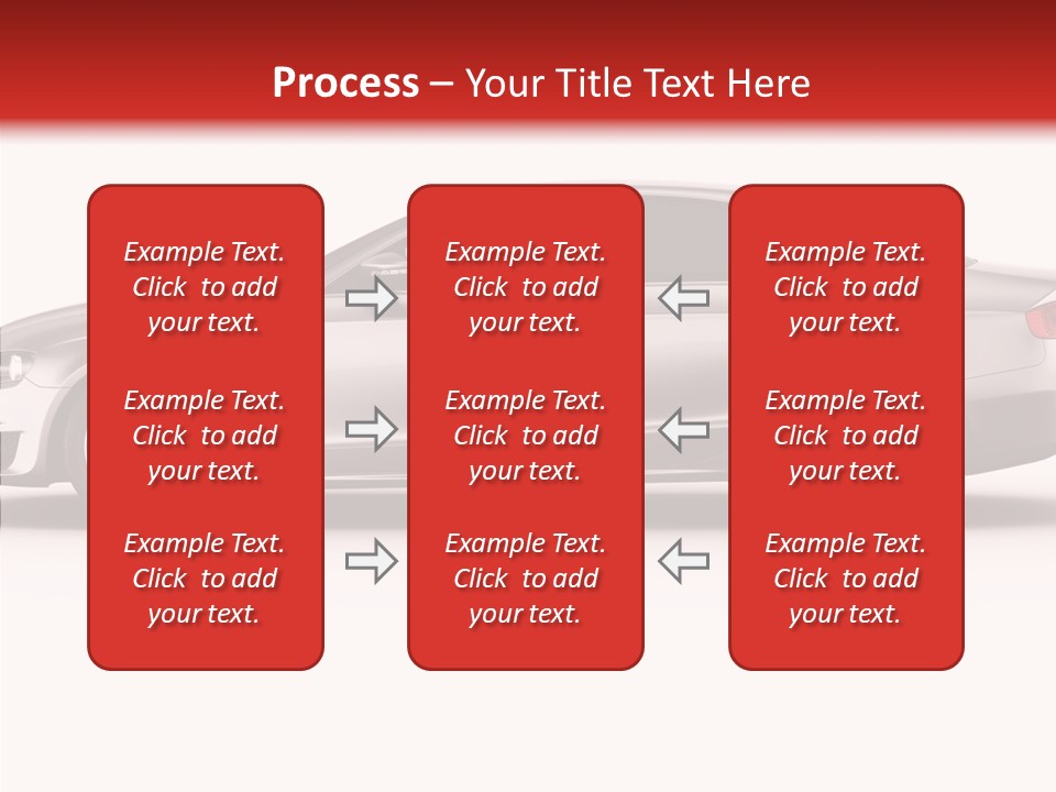Metal Transport Sportscar PowerPoint Template
