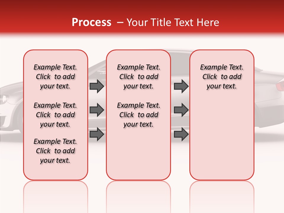 Metal Transport Sportscar PowerPoint Template