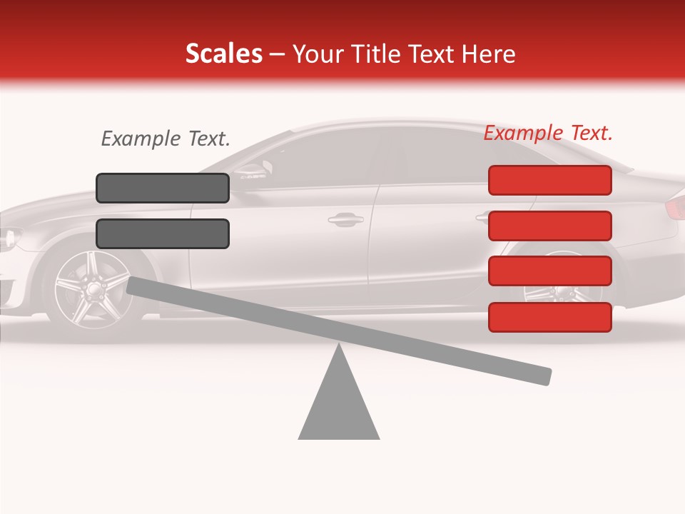 Metal Transport Sportscar PowerPoint Template