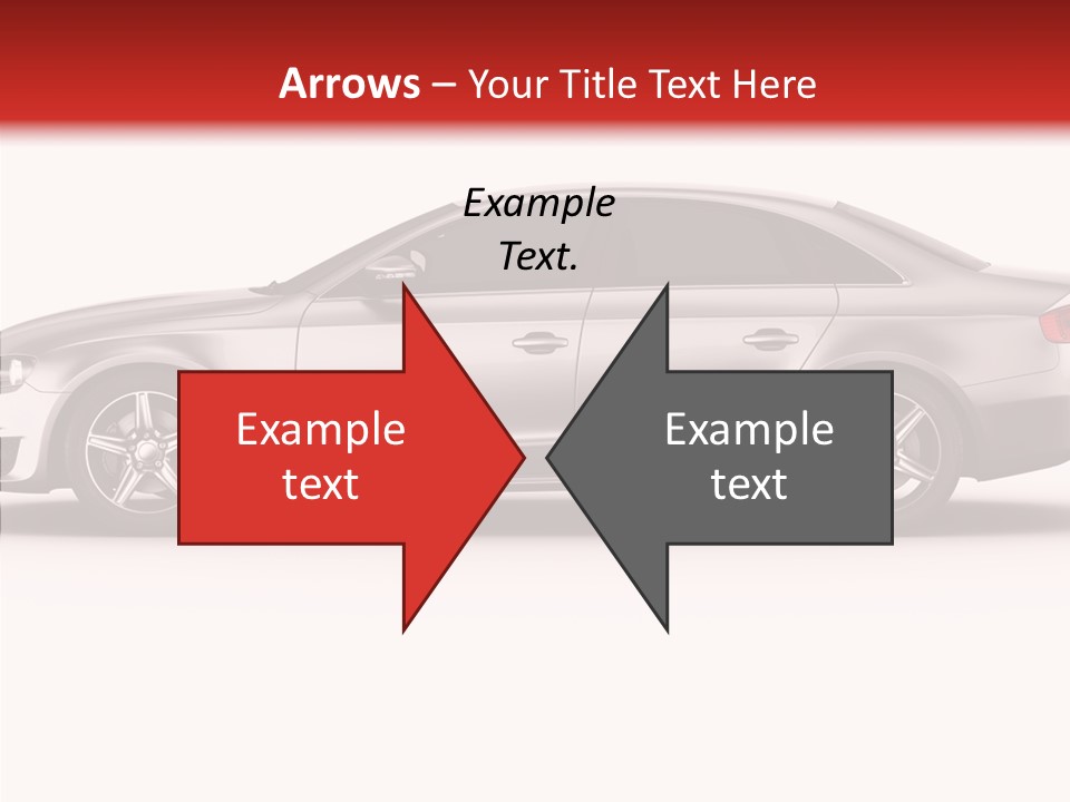 Metal Transport Sportscar PowerPoint Template