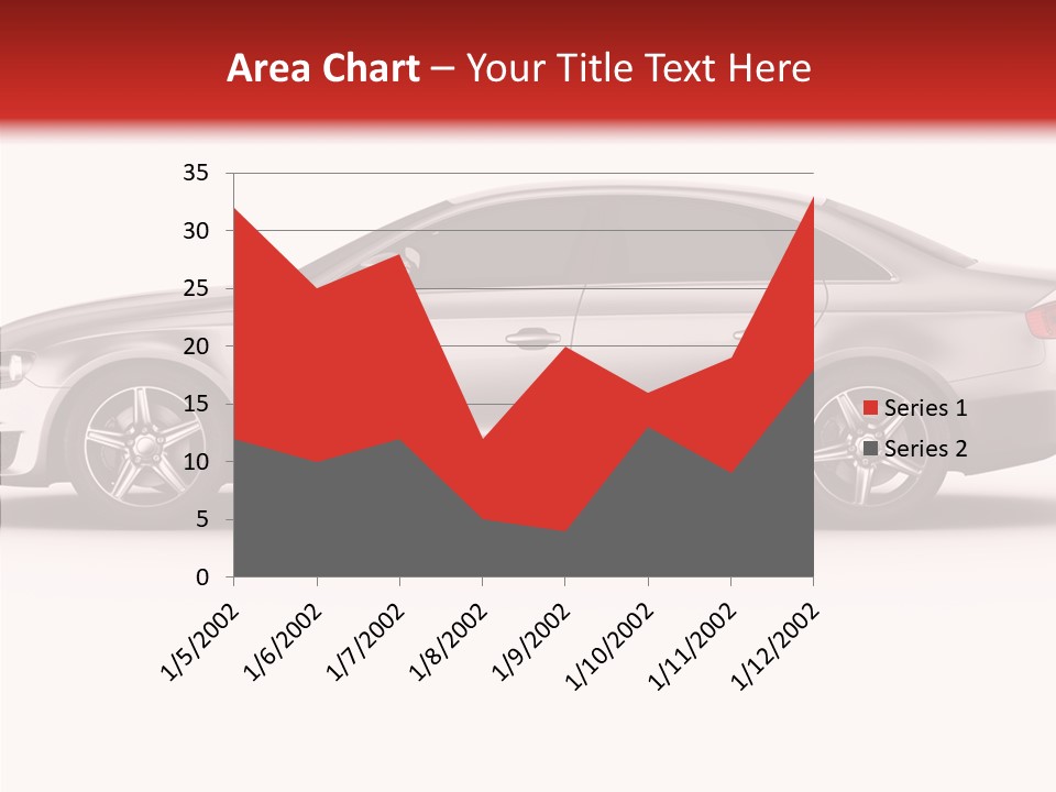 Metal Transport Sportscar PowerPoint Template