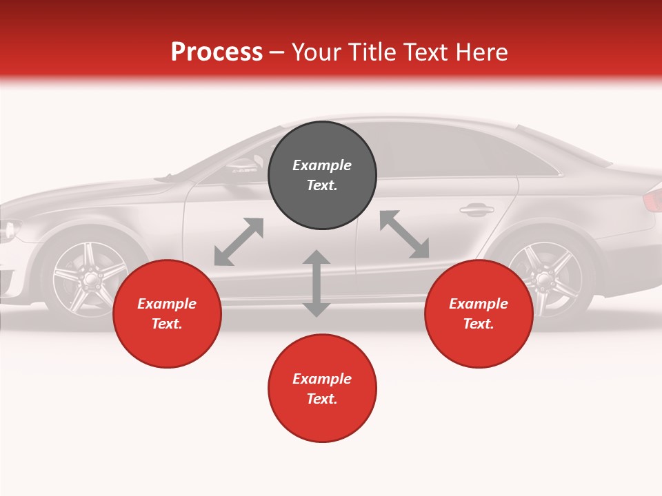 Metal Transport Sportscar PowerPoint Template