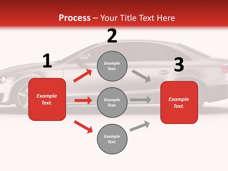 Metal Transport Sportscar PowerPoint Template