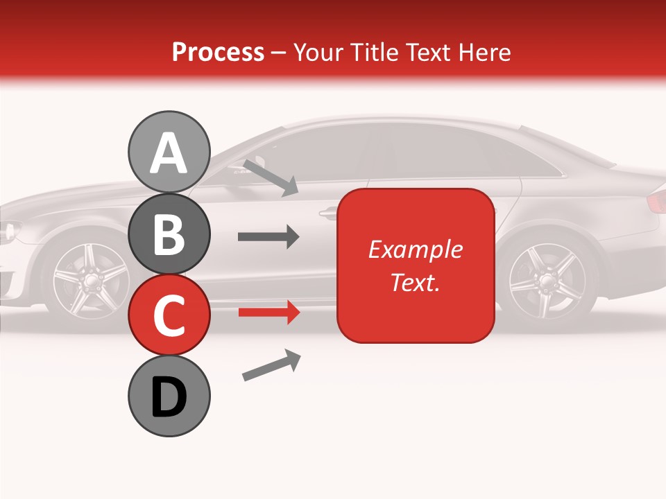 Metal Transport Sportscar PowerPoint Template