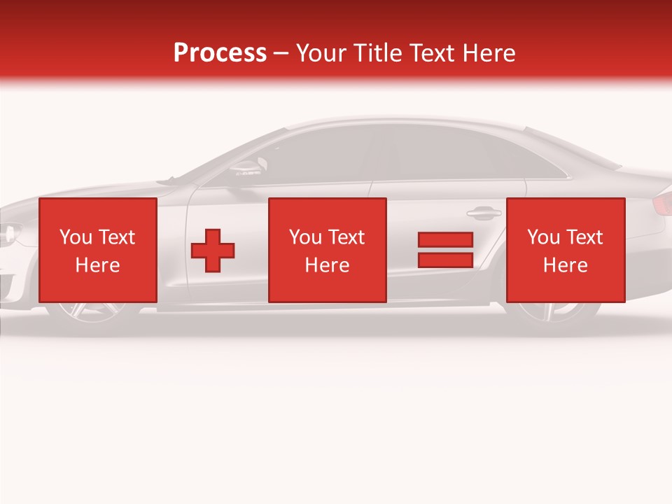 Metal Transport Sportscar PowerPoint Template