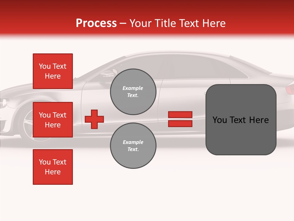 Metal Transport Sportscar PowerPoint Template