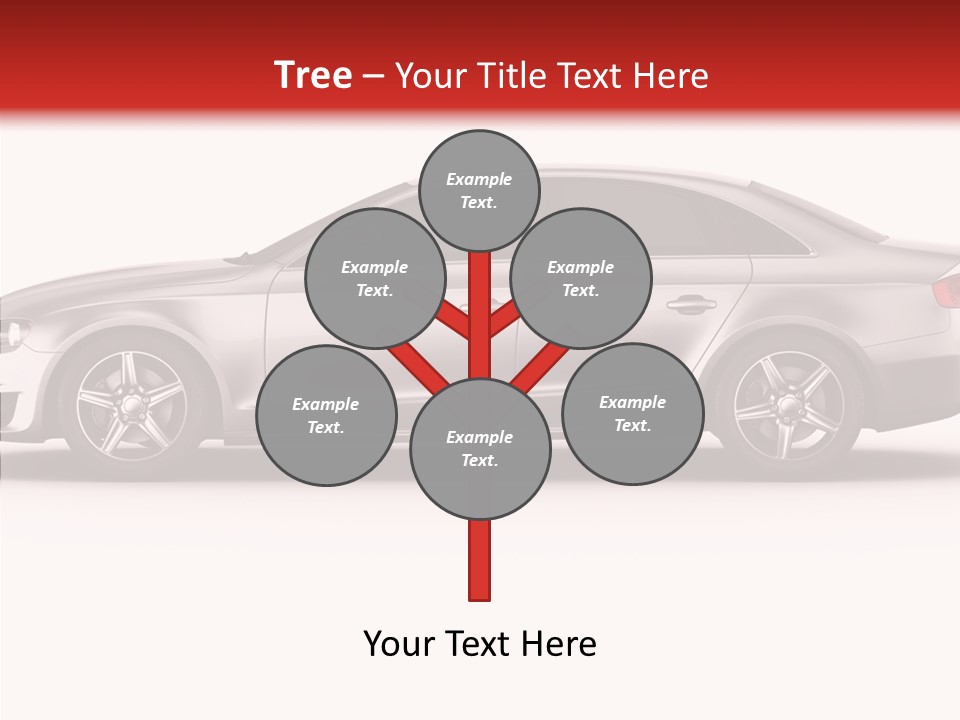 Metal Transport Sportscar PowerPoint Template