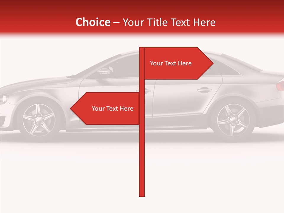 Metal Transport Sportscar PowerPoint Template