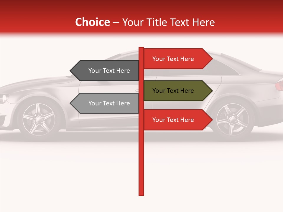 Metal Transport Sportscar PowerPoint Template