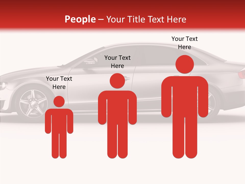 Metal Transport Sportscar PowerPoint Template