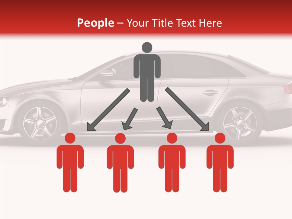 Metal Transport Sportscar PowerPoint Template