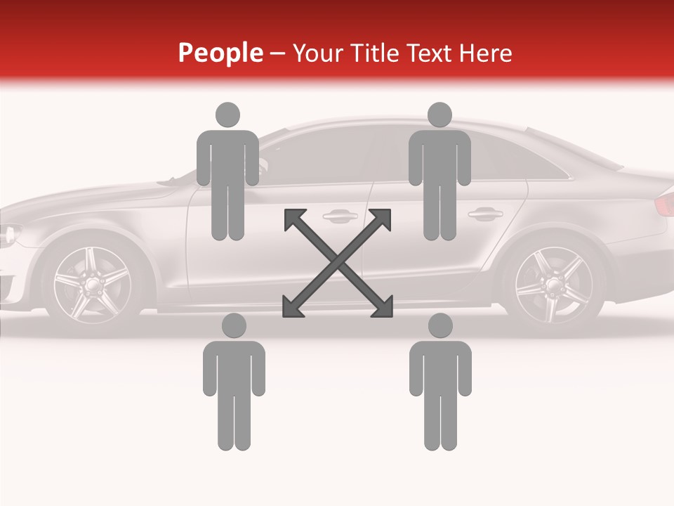 Metal Transport Sportscar PowerPoint Template